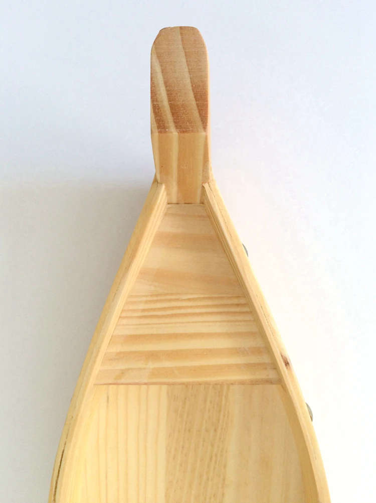 

Free Shipping Japanese Restaurant Wooden Sushi Sashimi Boat, , 37cm Serving Tray/Plate for Food Seafood