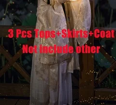 3 Pcs Hanfu для женщин Костюм для китайского традиционного танца Костюм народное платье Восточный фестиваль наряд сценическая одежда для женщин DN3446 - Цвет: 3 Pcs