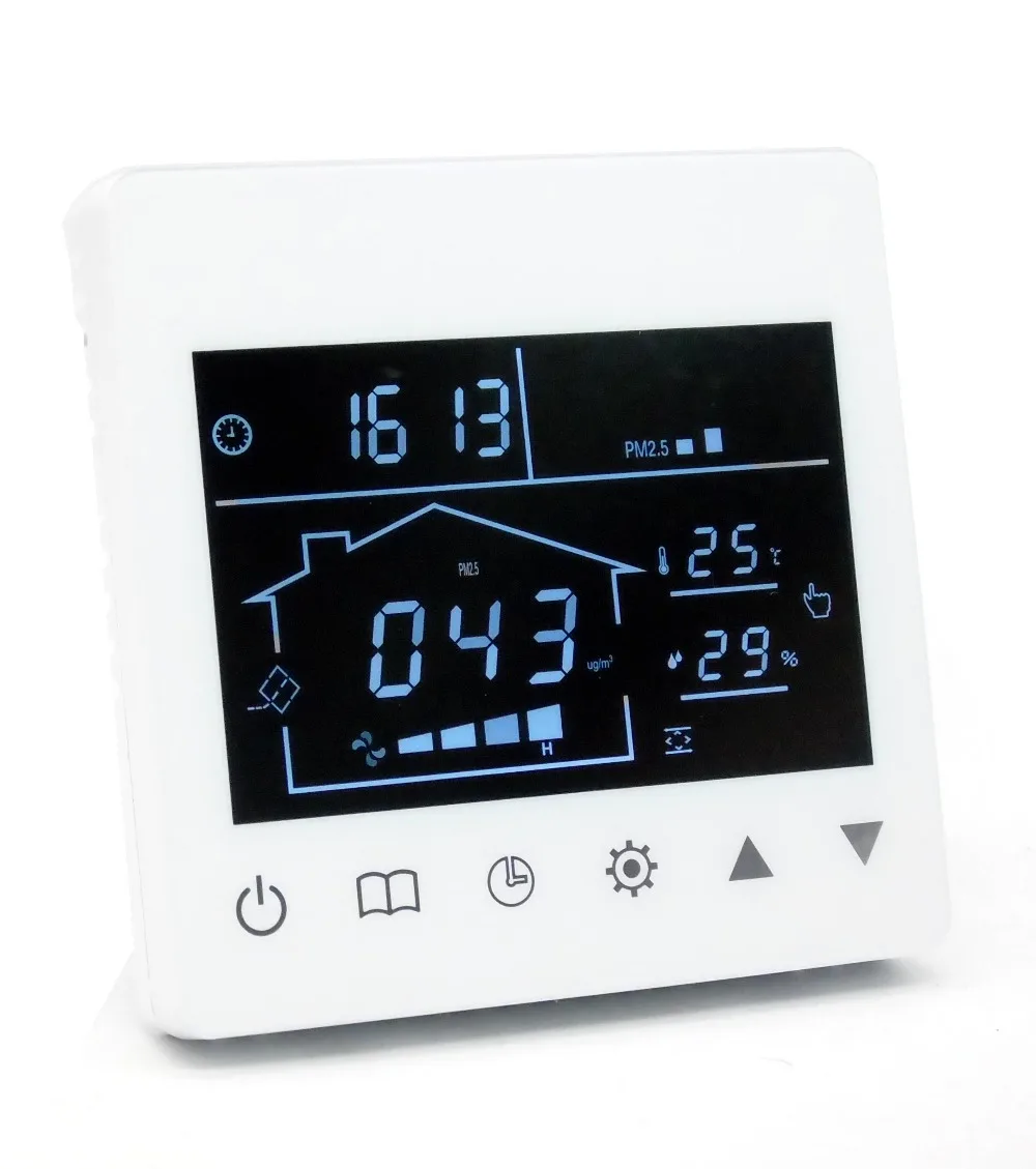 Pm2.5 детектор качества воздуха лазерный датчик управления с трехскоростным