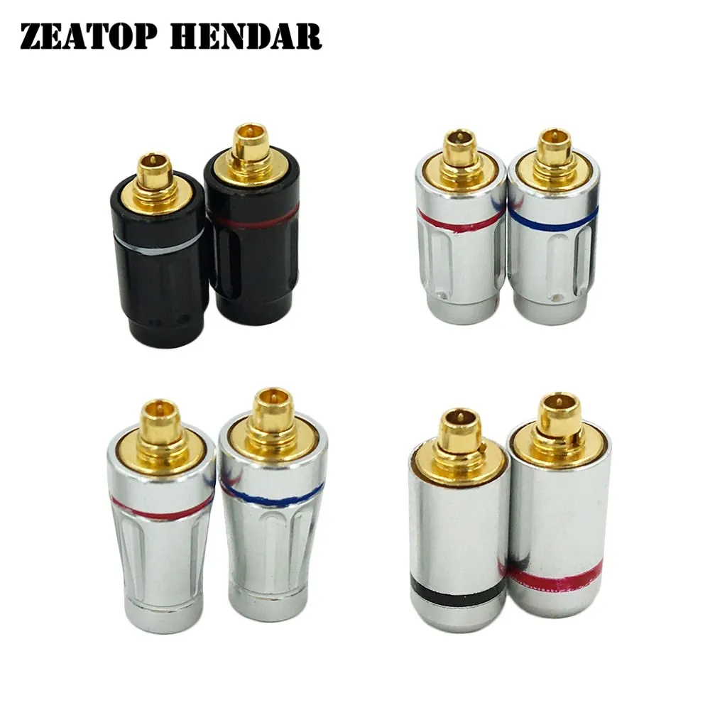 5 пар штырьковые разъемы для наушников MMCX UE900 SE535 SE215 W10 W20 W30|connector diy|connectors goldconnector male