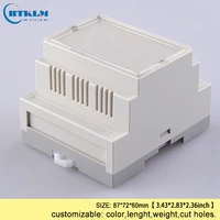 industrial din rail plastic enclosure abs electronic project cases diy din rail box wire junction box custom plc box 877260mm