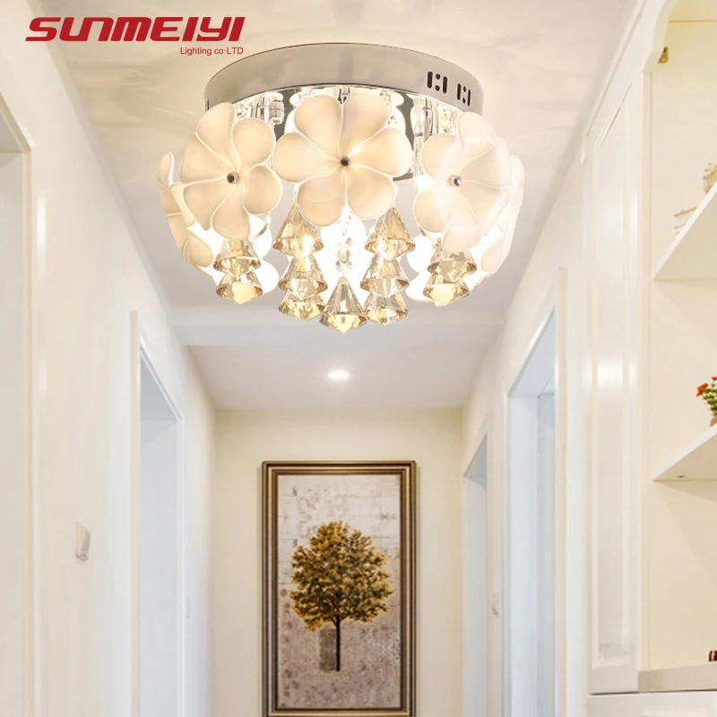 Современные светодиодные кристаллы потолочные светильники Хрустальные