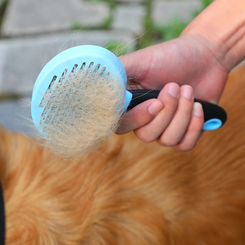 Удобная расческа для ухода за кошками кошек безопасная щетка очистки волос собак