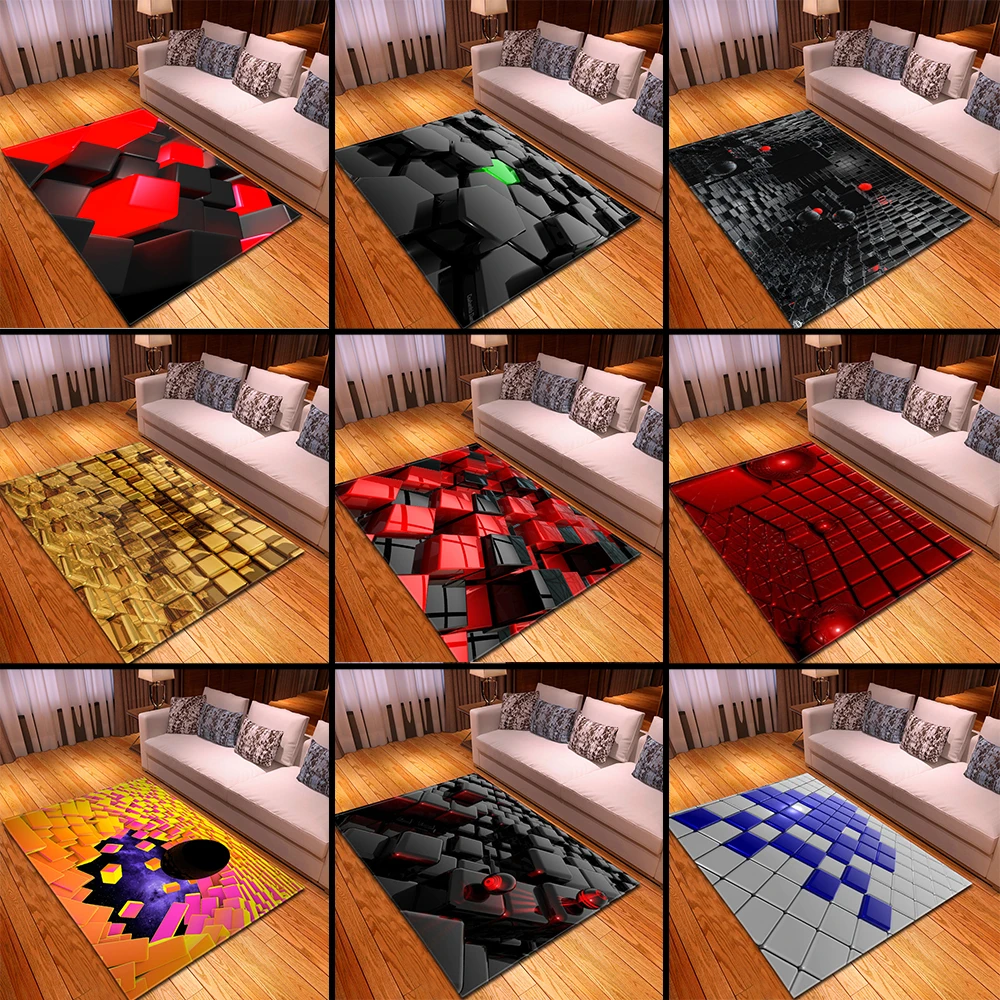 3D гостиная ковры музыкальные ноты детская комната коврик мягкий фланелевый