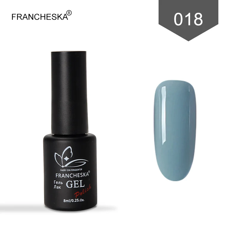 Francheska 018 Francheska Базовое покрытие tirnak oje гель лак Топ базовый набор верхнее покрытие nagellak полуперманентный впитывающий Гель-лак для ногтей lakiery hybrydowe - Цвет: Francheska 018