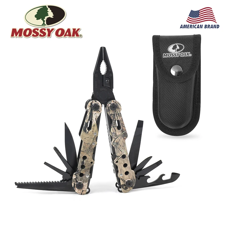 Многофункциональные плоскогубцы Mossy Oak 13 в 1 для кемпинга Складные карманные