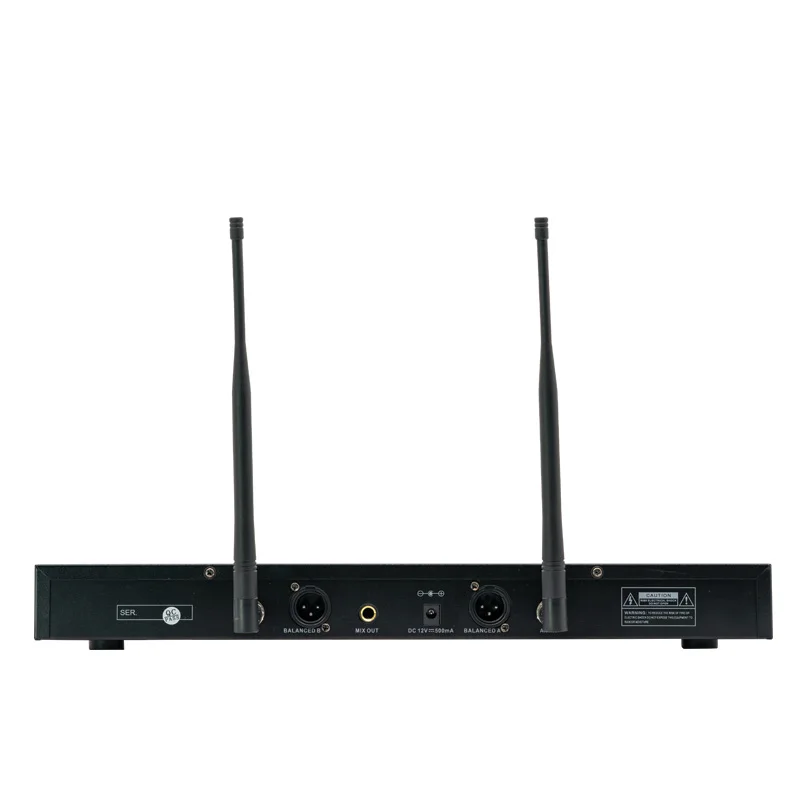 Профессиональная Беспроводная микрофонная система 920T 2 канала UHF Dynamic Professional 4