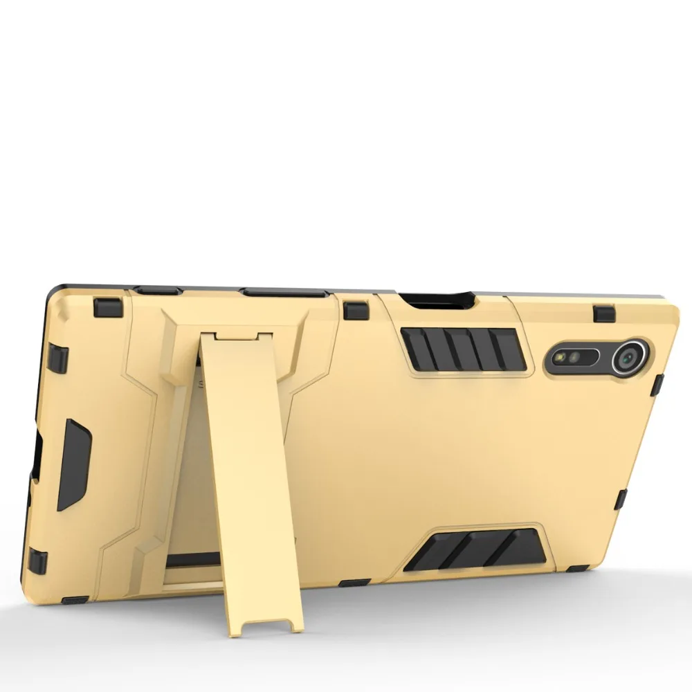 Противоударный защитный чехол для Sony Xperia XZ F8331 F8332 TPU + PC жесткий Fundas Holder |