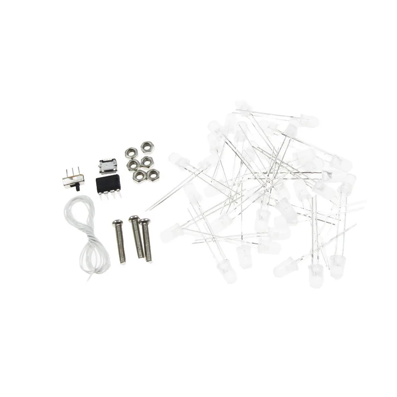 DIY Сделай Сам Рождественская звезда мигающий светодиодный комплект цилиндров с 23