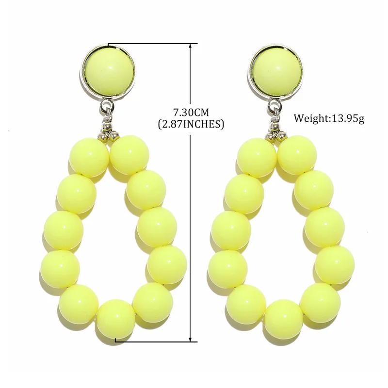 

Naomy&ZP Ethnic Earrings Long Drop Earrings Women Beads Bohemia Earrings Statement Hanging Boho Vintage Punk Fashion Jewelry