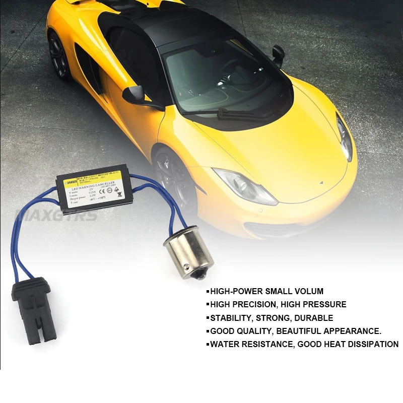 Предупреждение ющий декодер компенсатора T10 1156 1157 BA9S 194 168 W5W 2x12 В разъем без ошибок