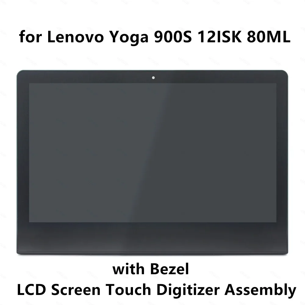ЖК экран панель сенсорный дигитайзер стекло в сборе + рамка для Lenovo Yoga 900S 12ISK 80 мл 4S