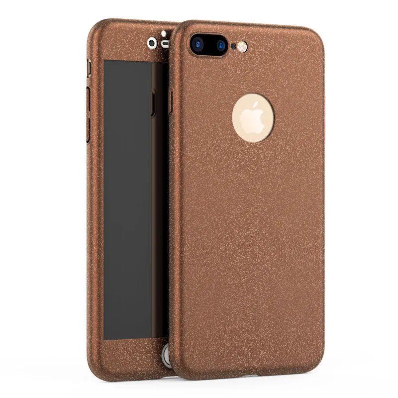 JiBAN Марка с 360 градусов &quotвсе включено&quot скраб новый свет Pc material protective case for iphone 6/6s