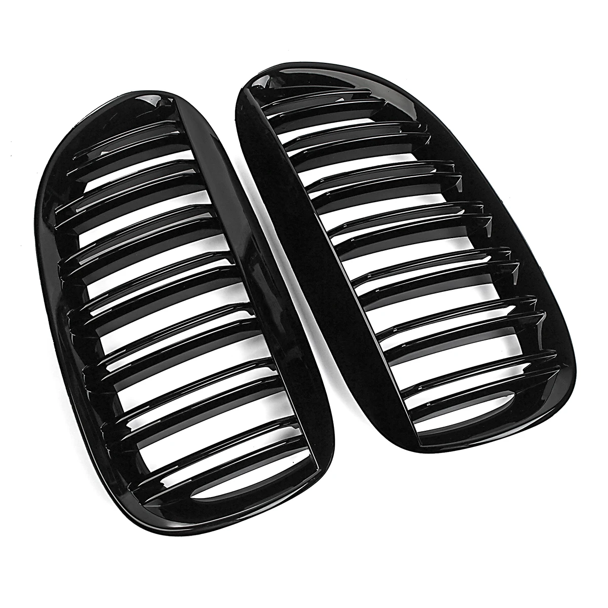 1 пара для BMW серий 6 E63 E64 2004-2010 матовый блесек губ карбоновый черный автомобиль