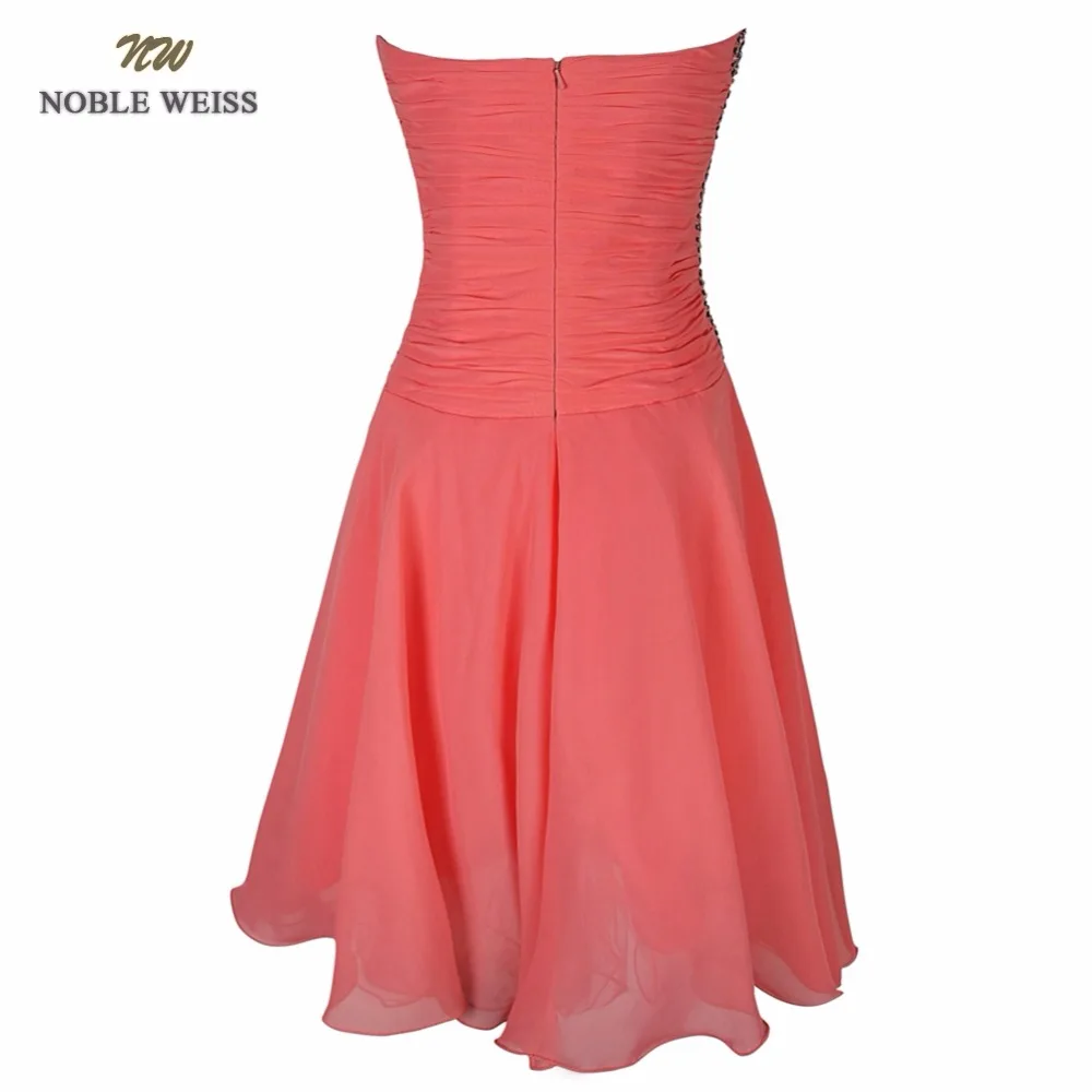 NOBLE WEISS/платье кораллового цвета vestido de festa Платье для дебютанта formatura curto Платья