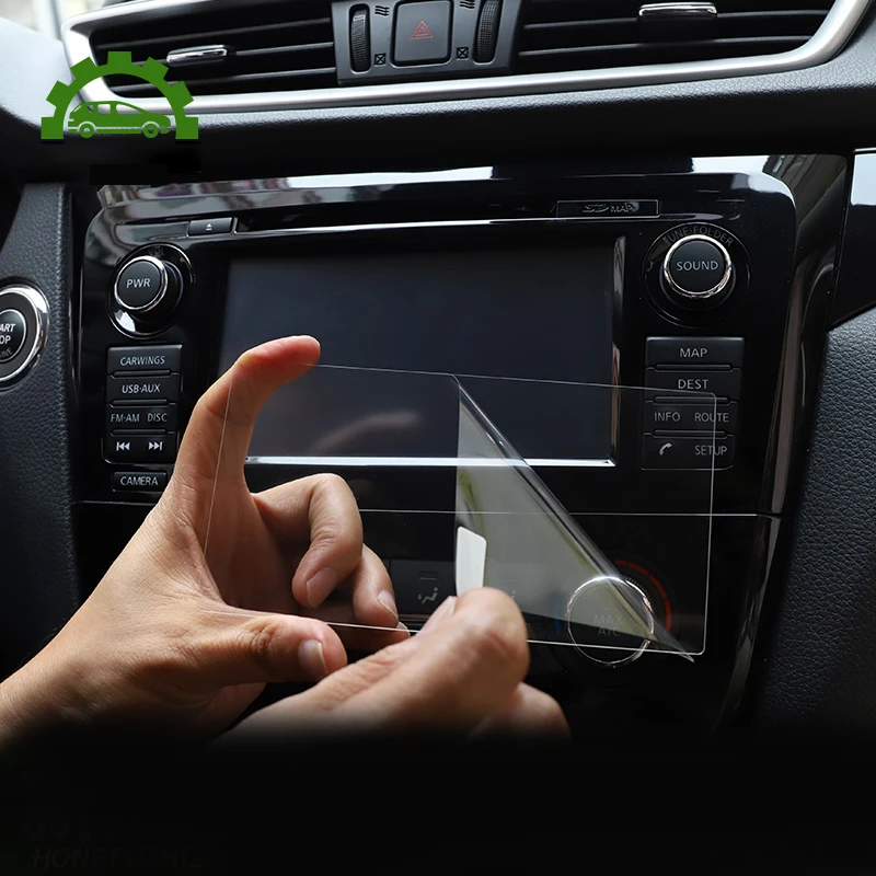 Автомобильный GPS навигационный экран закаленное стекло защитная сталь