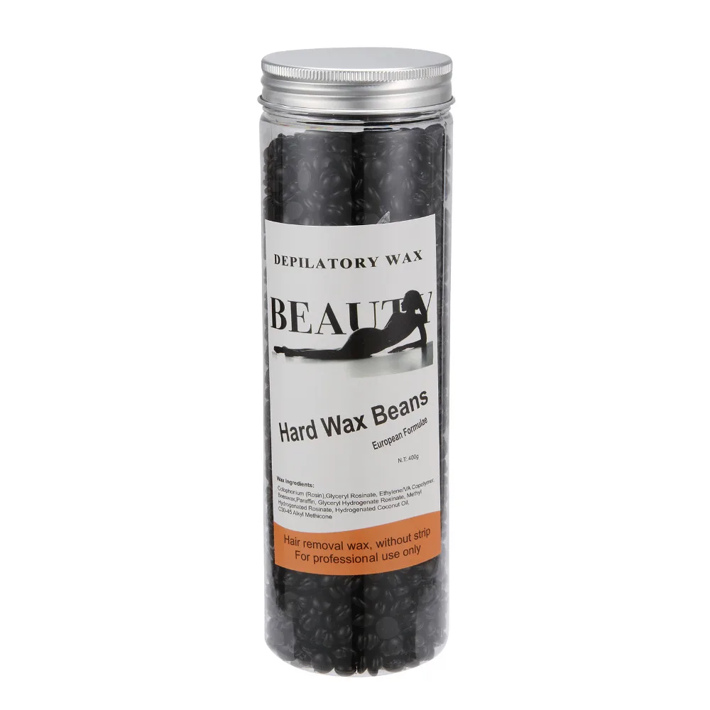 Без запаха черная депиляция горячая пленка твердые восковые бобы гранулы воском