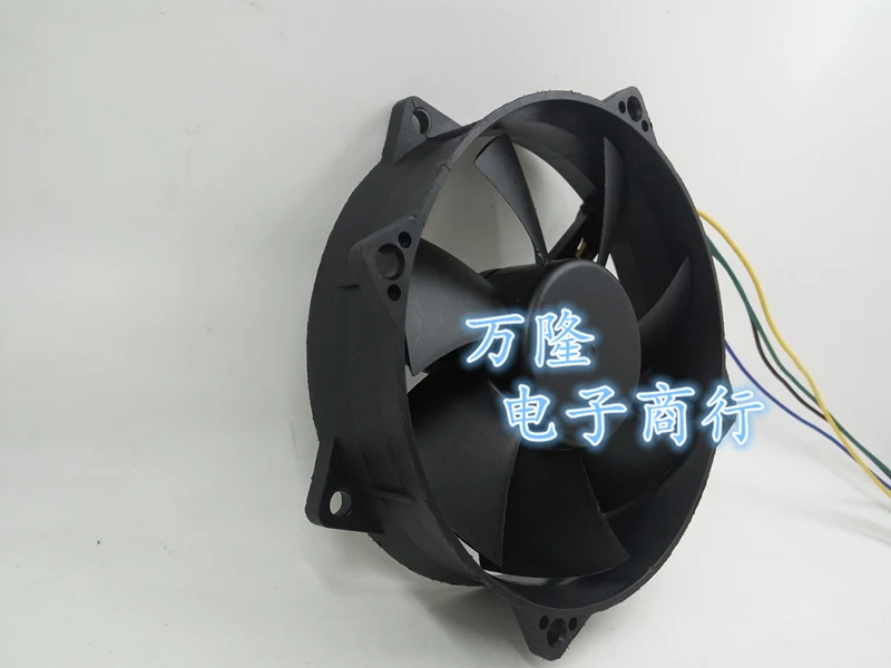 EVERFLOW F129025SU 9025 12V 0.38A 9CM четырехпроводной круглый охлаждающий вентилятор |