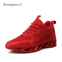 2019 four seasons new flying knives side sports shoes casual breathable shock absorption lightweight wear mens shoes