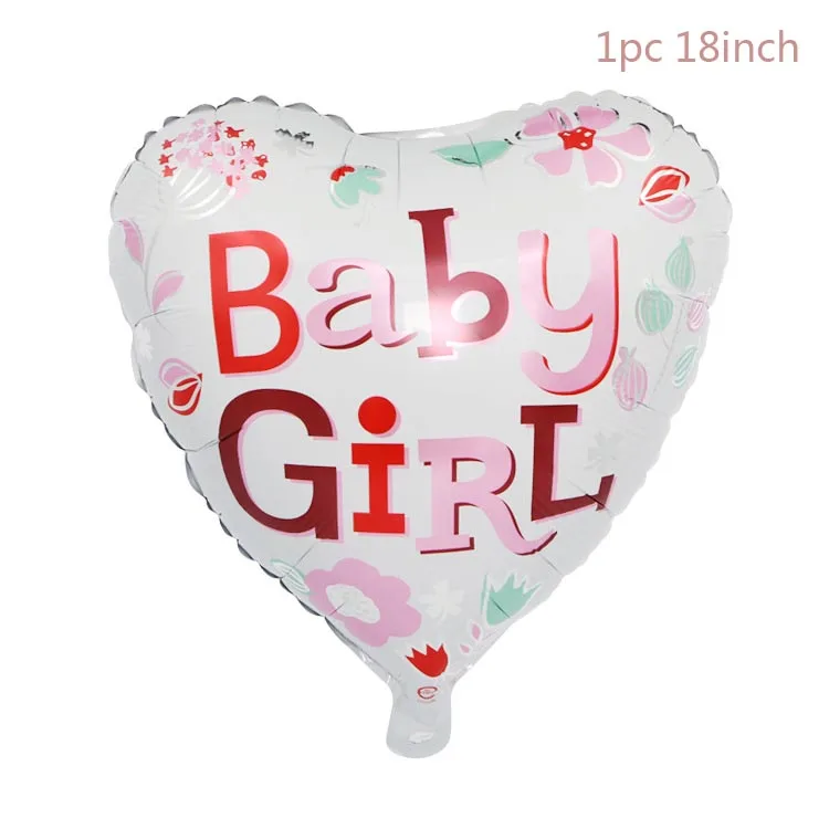 Ребенок 1 год ребенок душ День рождения номер 1 фольги воздушные шары для мальчиков и девочек с надписью Гелиевый шар Дети День рождения украшения для вечеринки сделанные своими руками