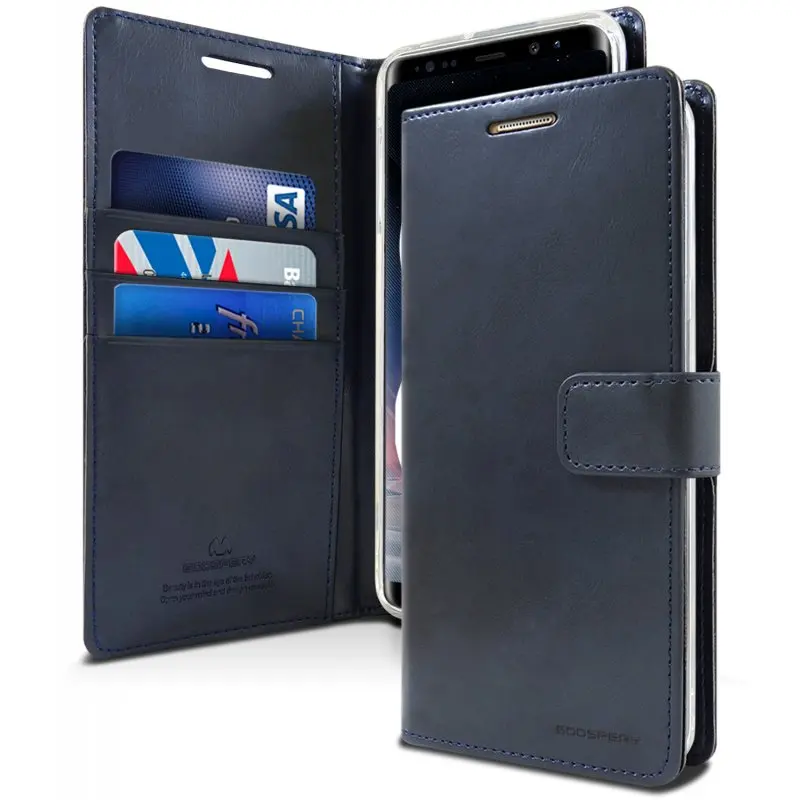 Оригинальный Mercury Goospery Blue Moon Diary PU кожаный Магнитный Флип кошелек чехол для Samsung