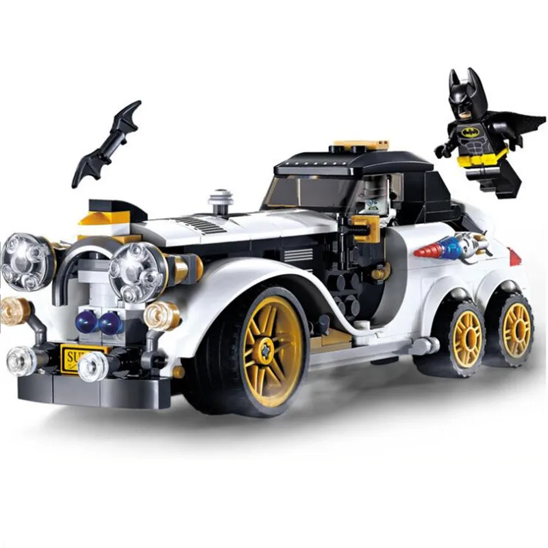 305 шт супер герой летучая мышь человек погоня Пингвин Bad Guy Compatibie Legoings модель