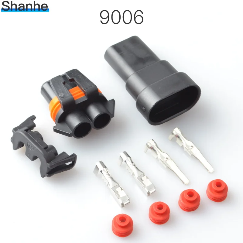 2 P водонепроницаемый автомобильный проводной разъем штырька электрический