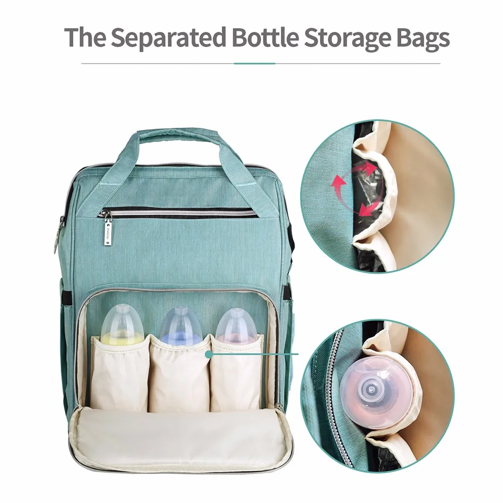 Модная сумка для мам водонепроницаемый рюкзак подгузников вместительный