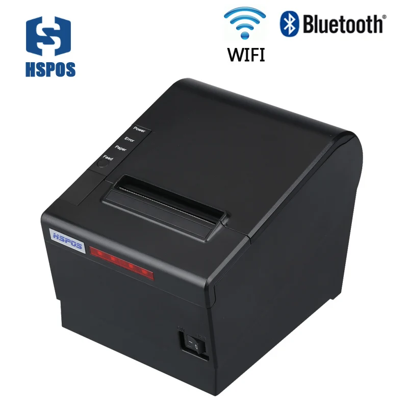 Беспроводной 80 мм pos Термальный Принтер bluetooth интерфейс чековый печатная машина