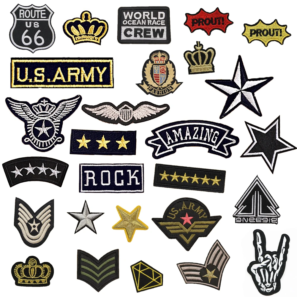 1 шт. военная ткань полоски на одежде вышитые нашивки для Глажка одежды рюкзака