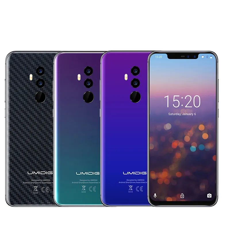 UMIDIGI Z2 специальное издание Helio P23 2,0 ГГц 19:9 6," FHD+ полный экран 4G+ 64 ГБ Android 8,1 телефон 18 Вт Быстрая зарядка разблокировка лица