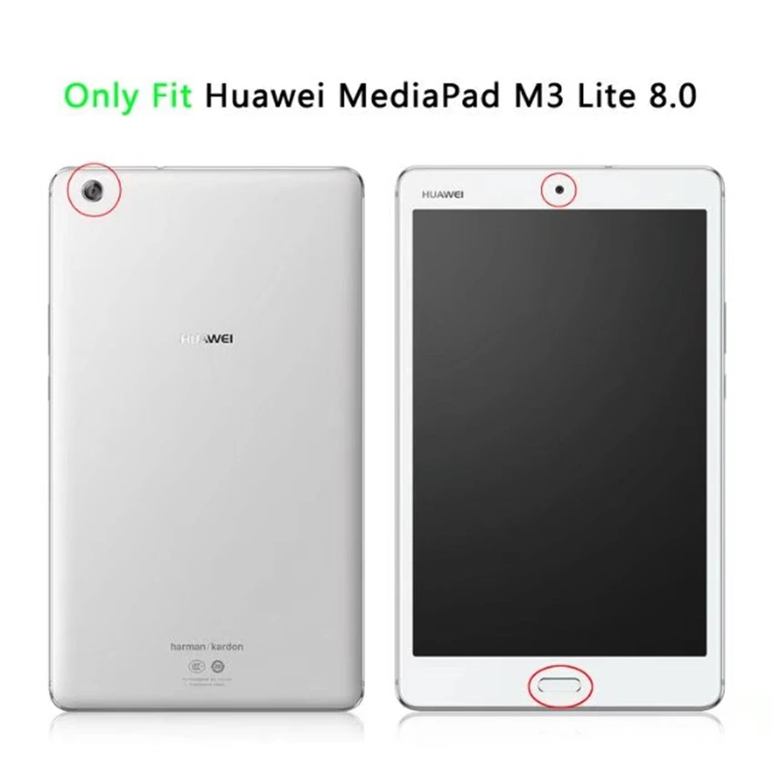 Для huawei M3 Lite, 8,0 из искусственной кожи чехол цветной чехол с красочным принтом для huawei MediaPad M3 Lite 8 CPN-W09 CPN-AL00 планшетный ПК Fundas