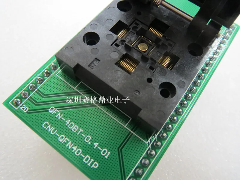 Clamshell 100%New&Original QFN-40BT-0.4-01 QFN40 0.4mm IC Burning seat Adapter testing seat Test Socket test bench in the stock