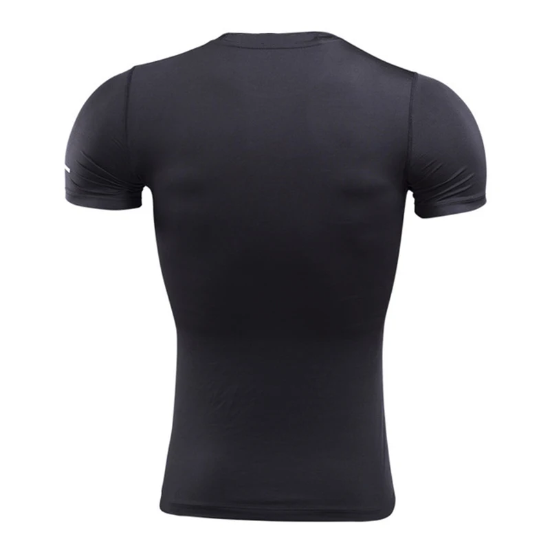 Мужская спортивная футболка с коротким рукавом Dry Fit одежда для занятий спортом