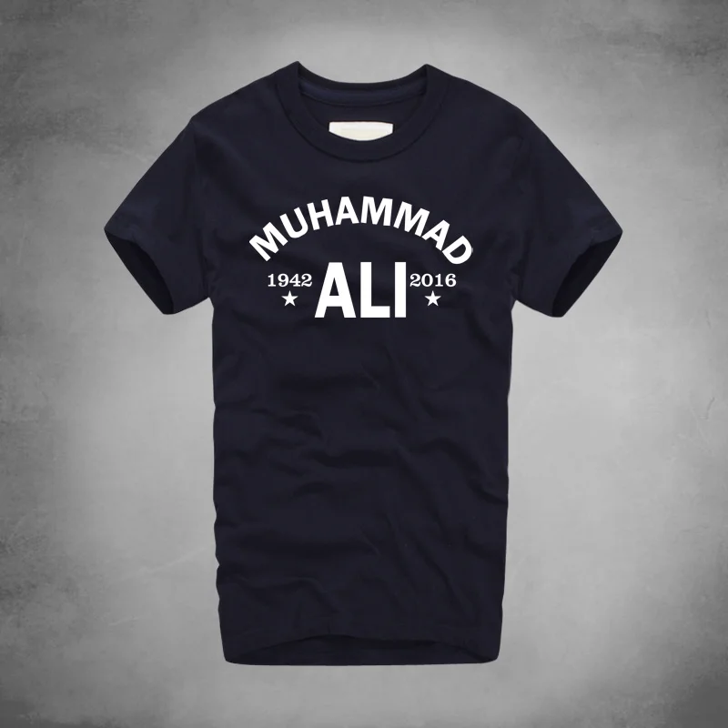Городская мода, футболка Muhammad Ali, ММА, повседневная одежда для мужчин, лучший фитнес, короткий рукав, с принтом, футболка размера плюс, Homme