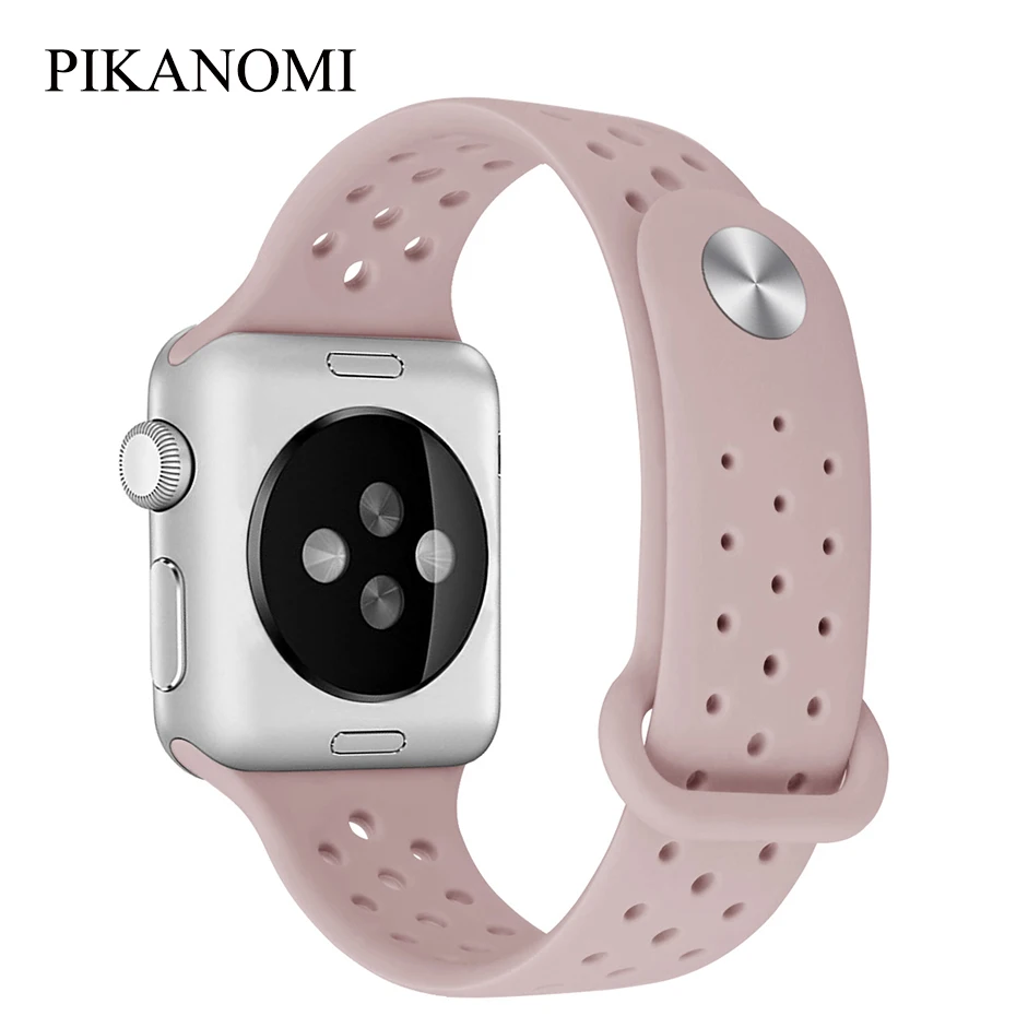 Оригинальные аксессуары для часов Apple Watch силиконовые ремешки IOS Series 3/2/1 38 мм 42