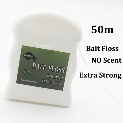 Bait Floss 50 м метод ловли карпа Фидер Бойлы приманка нить ручки для всплывающие Бойлы держатель инструмент для ловли карпа оборудование снасти Аксессуары - Цвет: Bait Floss