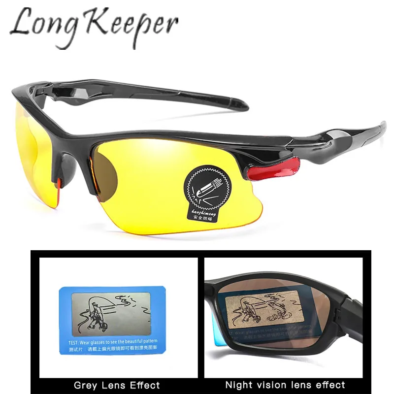 

Long Keeper Polarized Sunglasses Night Vision Sun Glasses Lenses Women Men Eyeglasses Eyewear Goggles Drivring Travel UV400