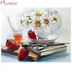 Картина для алмазной мозаики стразы с цветами