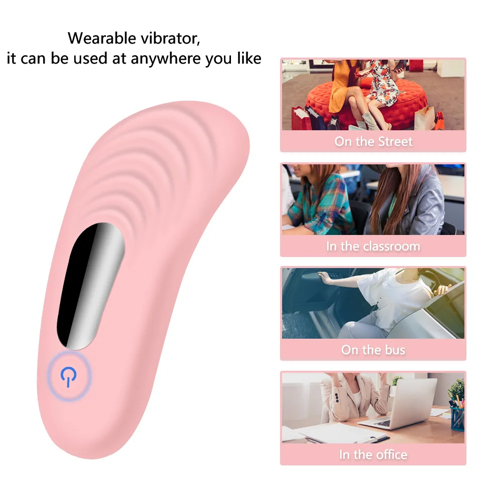 Беспроводной Вибратор GUIMI для женщин Стимулятор клитора Невидимые трусики
