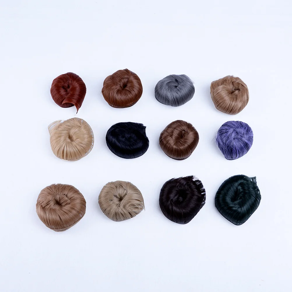 Цветные высокотемпературные прямые волосы 5 см х 100 1/3 1/4 1/6 BJD куклы DIY бахрома
