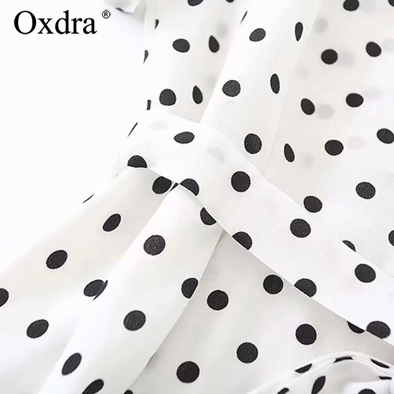 Oxdra женское платье 2018 Летние Новые популярные классические винтажные платья в