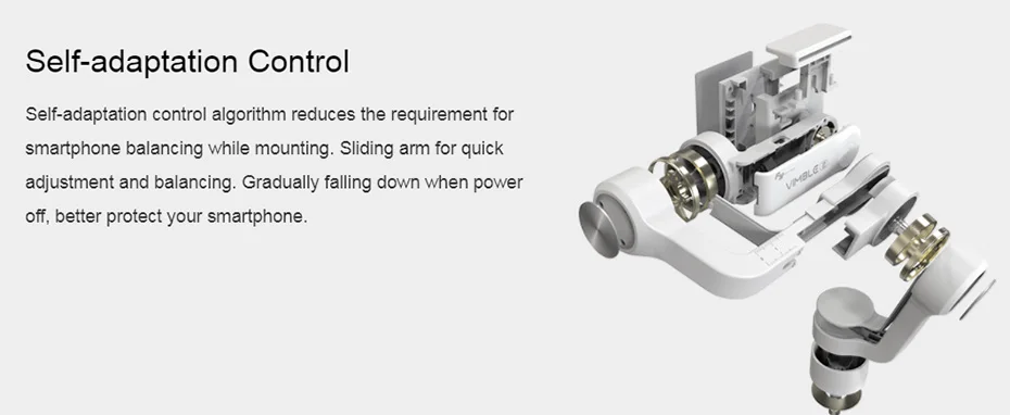 FeiyuTech Feiyu Vimble 2 3-axis телефон ручка шарнирный стабилизатор для камеры GoPro Расширенный штатив «стедикам» для смартфонов iPhone X 8 VS Zhiyun Smooth 4