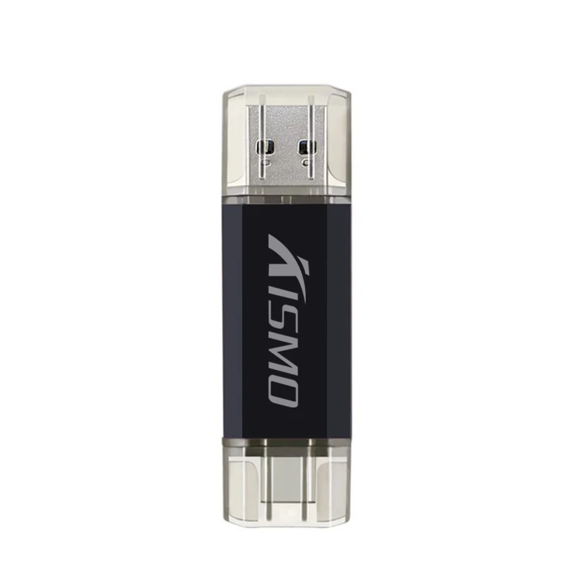 Черный Kismo Тип-C USB флэш-накопитель 16 Гб оперативной памяти, 32 Гб встроенной памяти, 64 ГБ Тип-c карта памяти OTG usb флэш-накопитель USB3.0 Тип-c USB флэш-накопитель для huawei P10 P20 Lite - Цвет: Черный