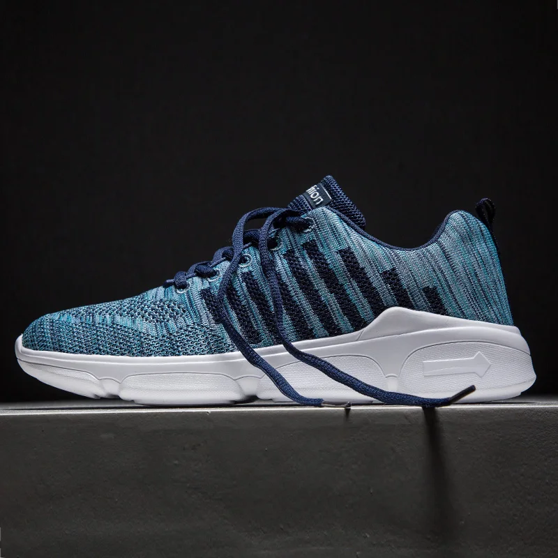 Мужские дышащие кроссовки Hemmyi Zapatos De Hombre Flyknit повседневная обувь с мягкой