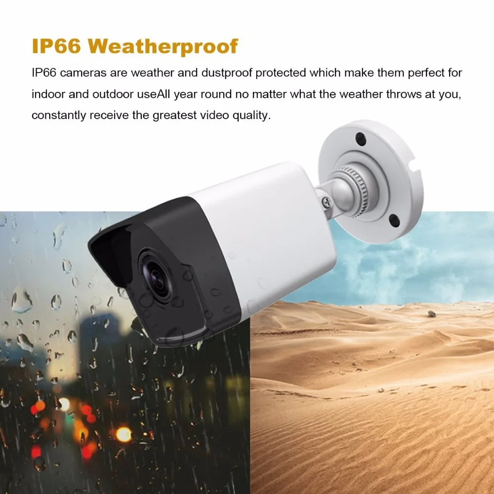 В наличии Hik Bullet IP камера наружная DS 2CD1021 I 2MP CMOS безопасности с днем и ночью версия