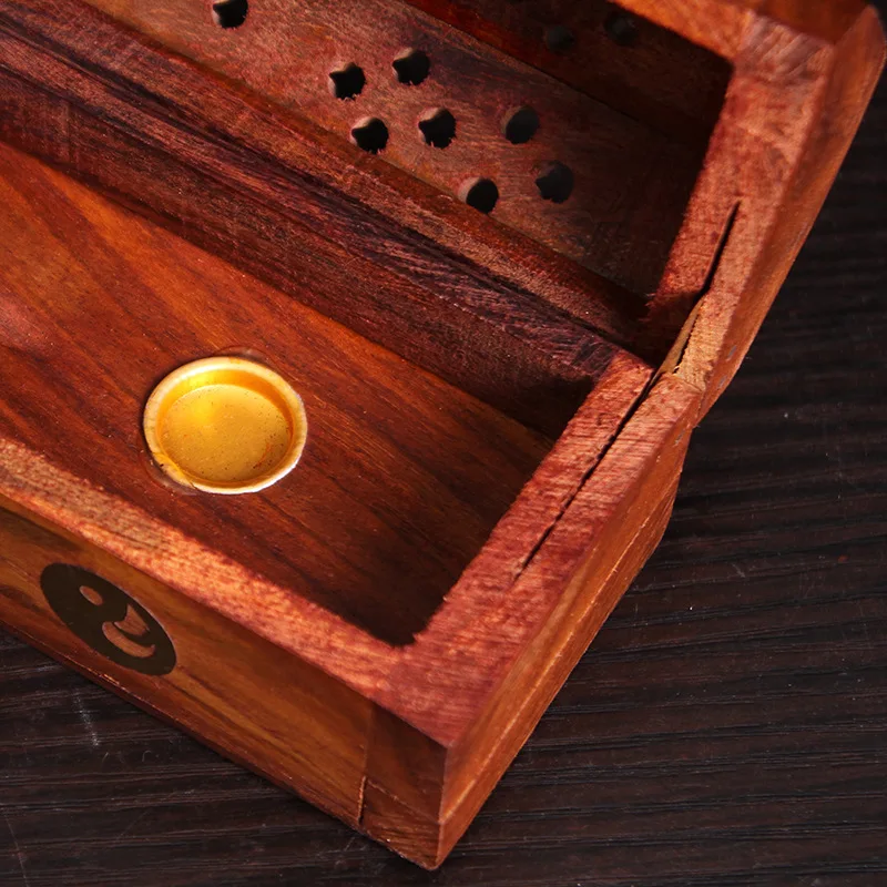 YX деревянная курильница для благовоний в виде башни Будды палисандр палочка