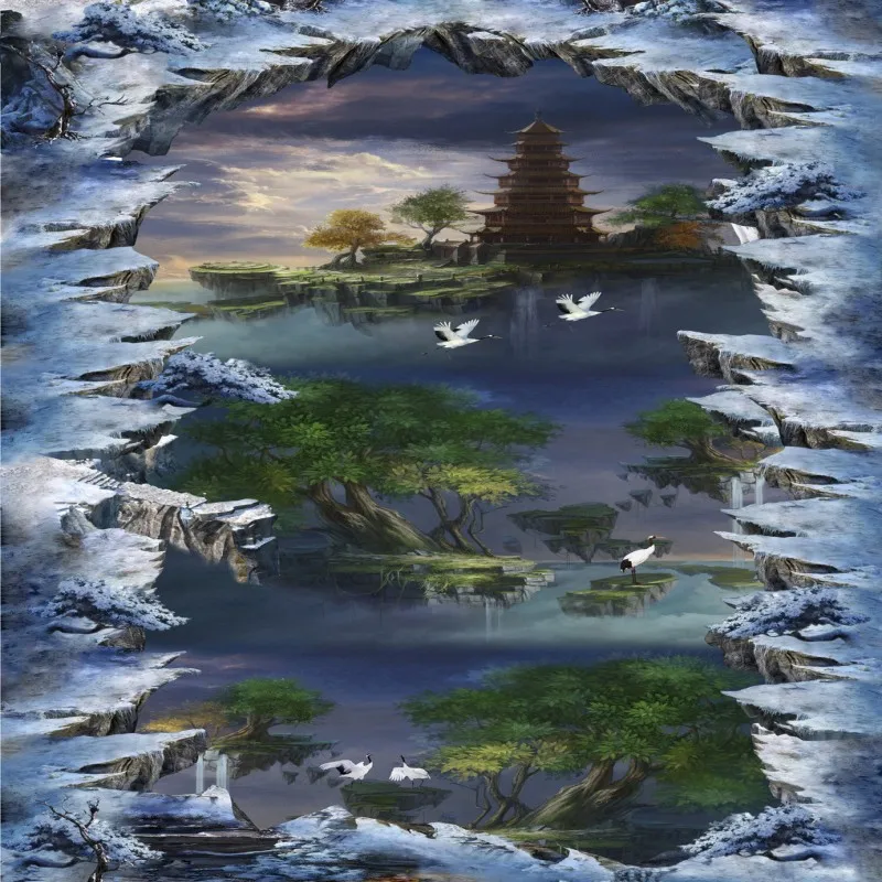 Бесплатная доставка игровые сцены 3d напольная картина на заказ