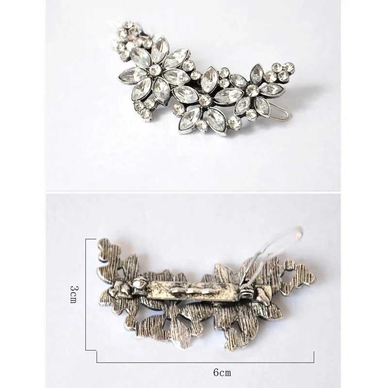 1 шт. элегантный свадебный ободок с жемчужинами заколки для волос Расческа цветок