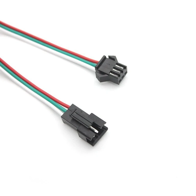 CLAITE 0 5 HDMI кабель 1 м 2 3 Pin JST Мужской Женский WireConnector для WS2812B WS2811 SK6812 Светодиодные